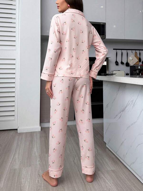 Pijama Longo Cherry