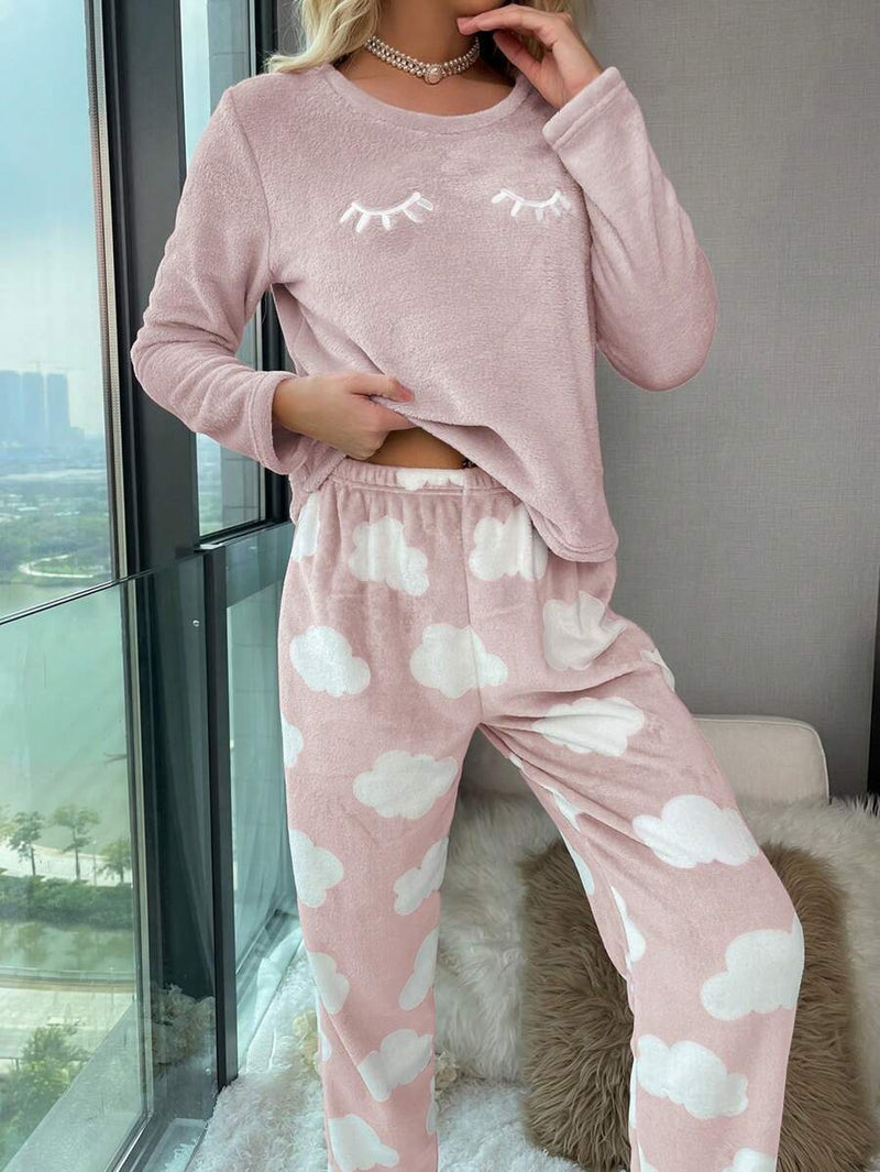 Pijama Longo Cílios