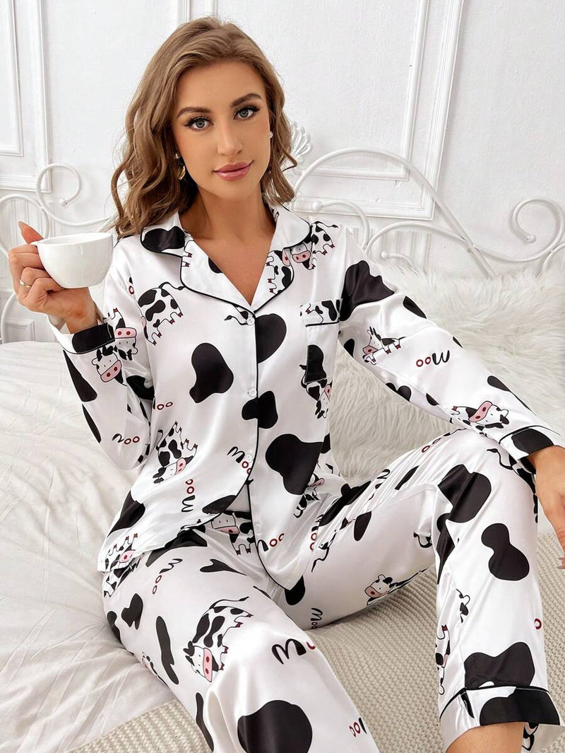 Pijama Longo Cow