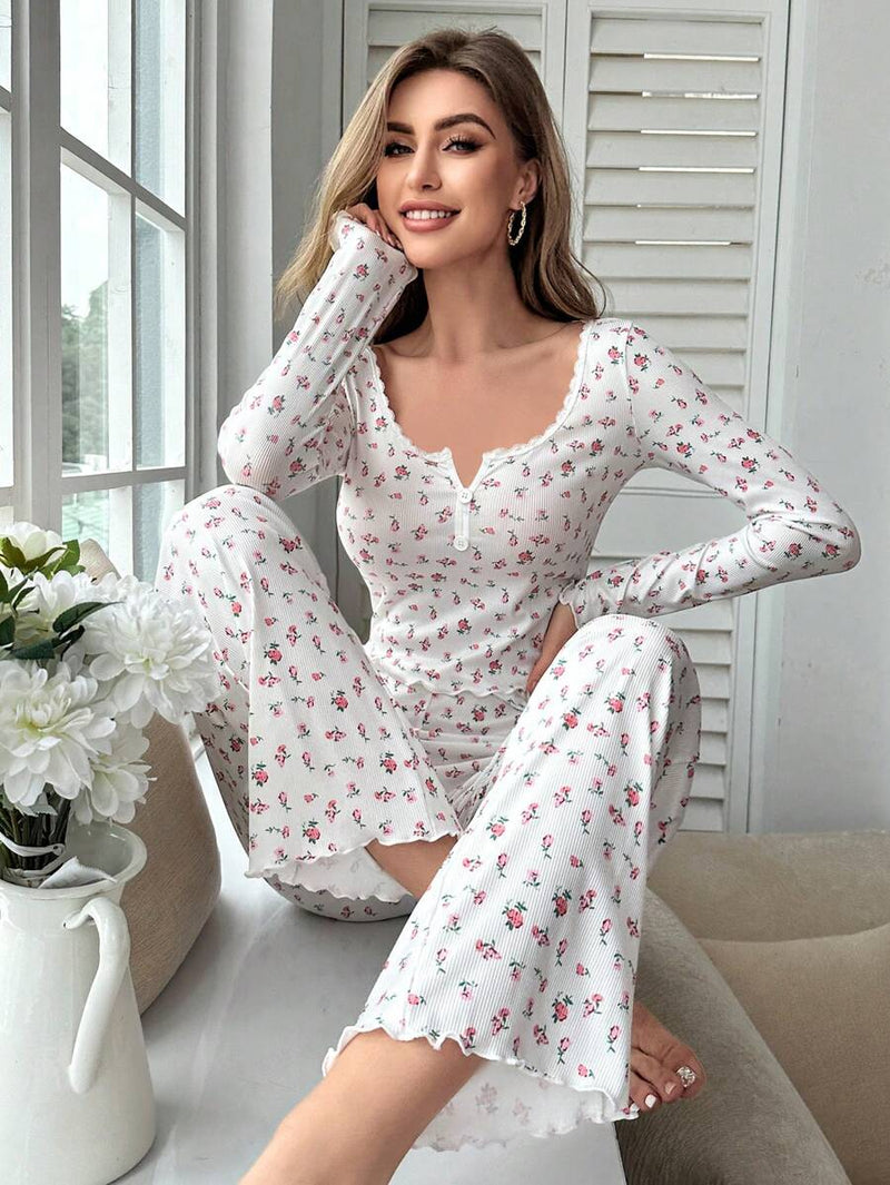 Pijama Longo Rose