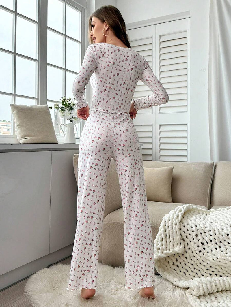 Pijama Longo Rose