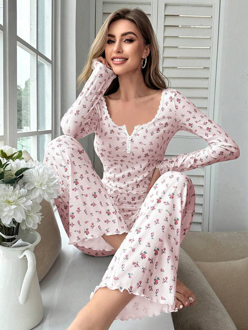 Pijama Longo Rose