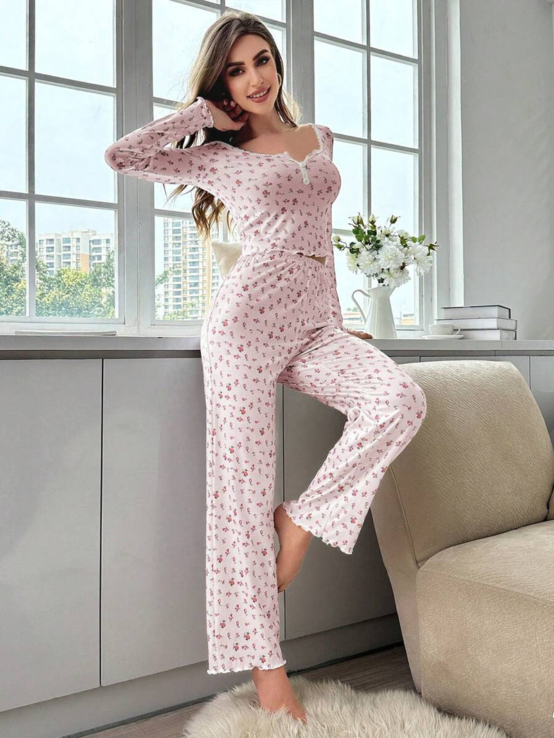 Pijama Longo Rose