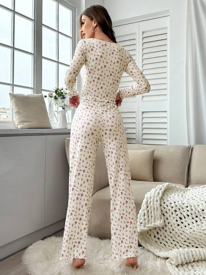 Pijama Longo Rose