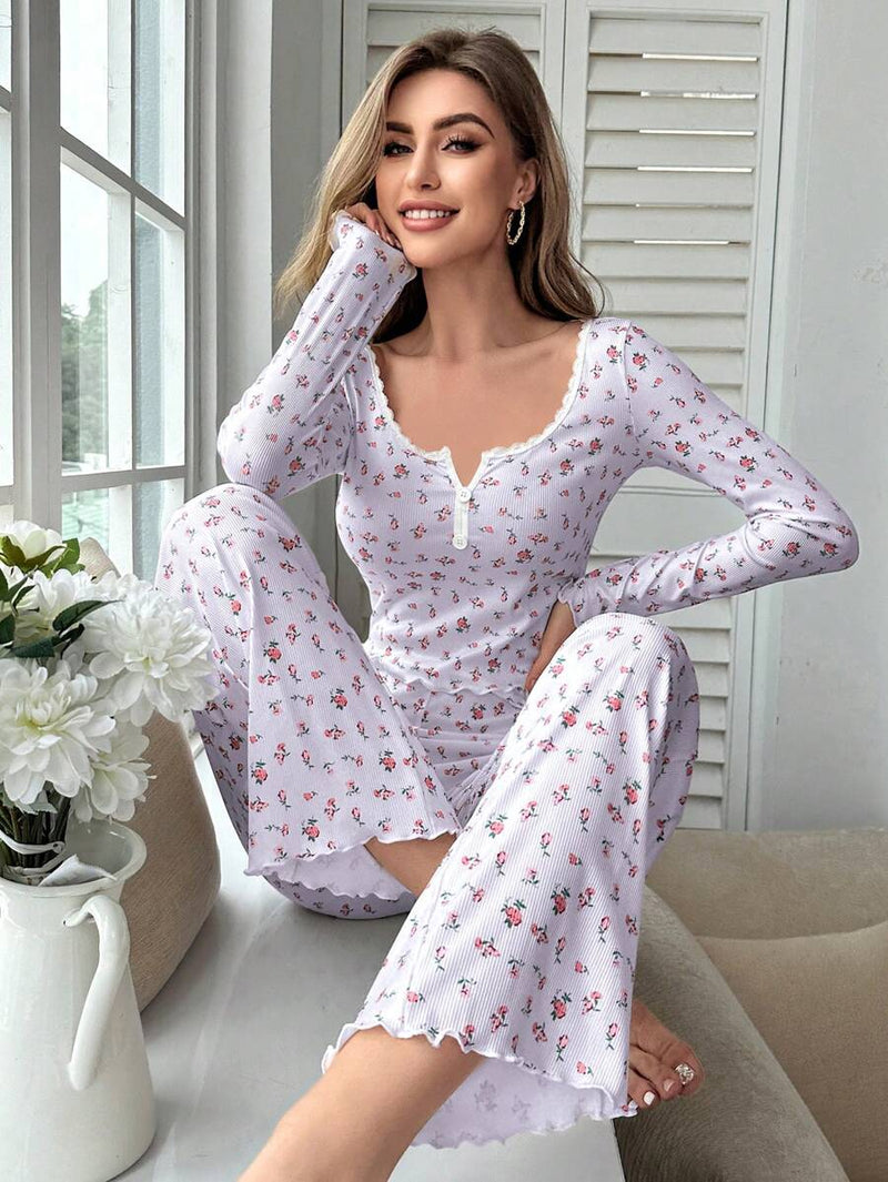 Pijama Longo Rose