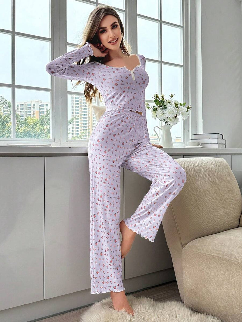 Pijama Longo Rose