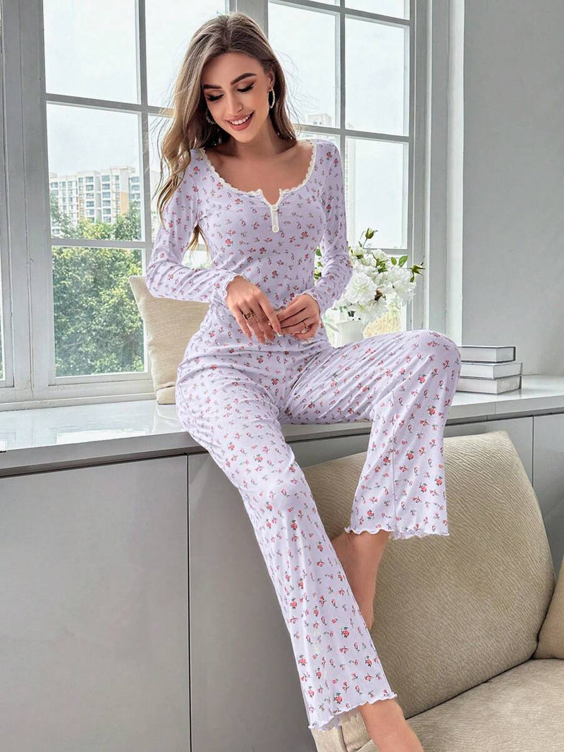 Pijama Longo Rose