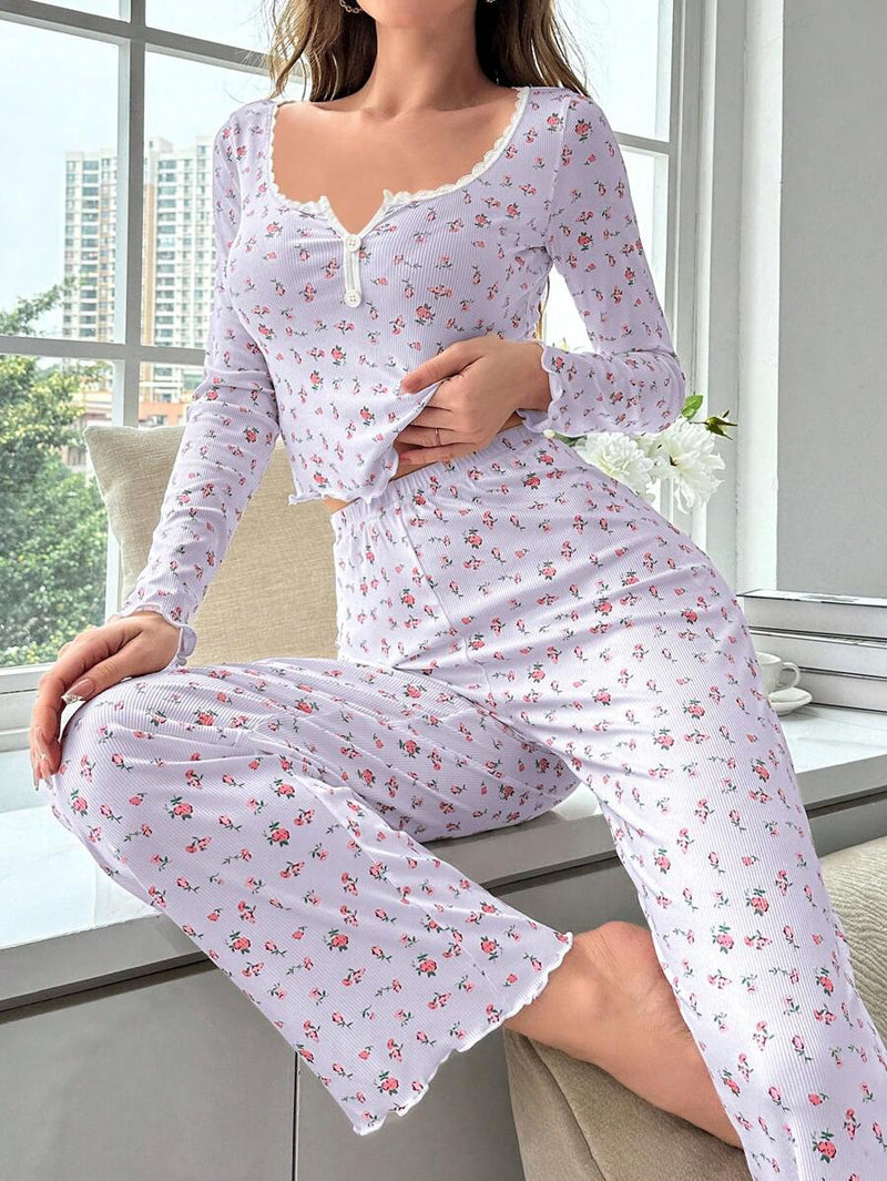 Pijama Longo Rose