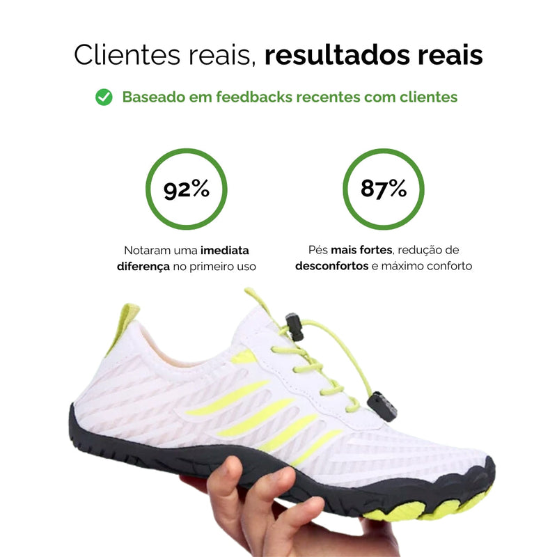 Sapato Tecnológico Terra Max - Conforto extremo, Ultra leve, Barefoot e Ortopédico