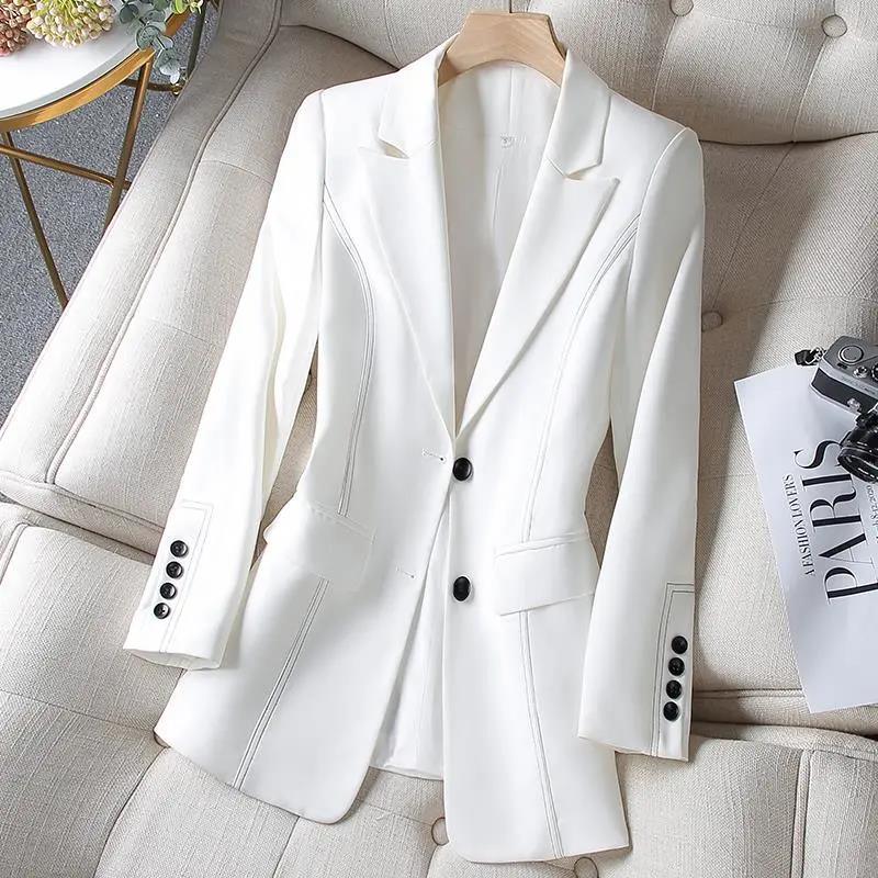 Blazer Retrô de Cor Sólida – Cassie