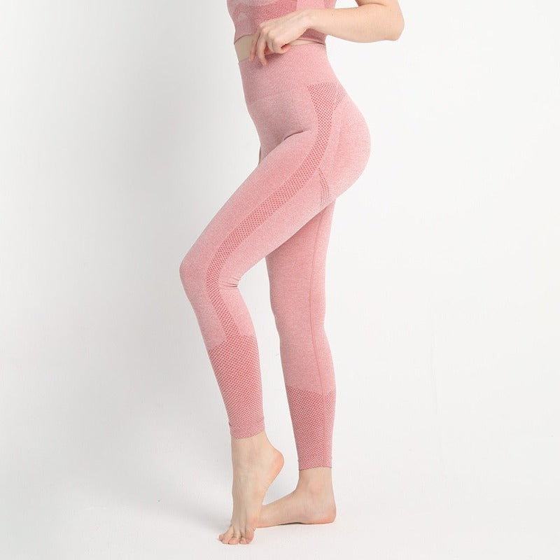 Calça Legging Esportiva Academia Levanta Bumbum Sem Costura Cintura Alta